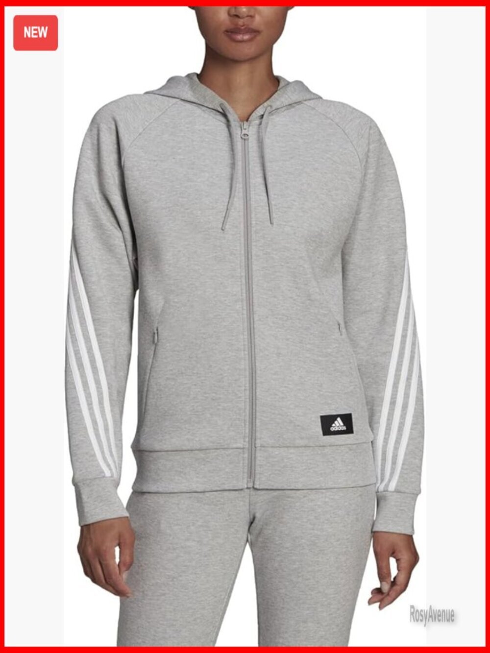 Regular Fit Hooded Track Jacket Full Zip Recycled Cotton
